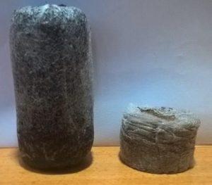 Pellet at full expansion